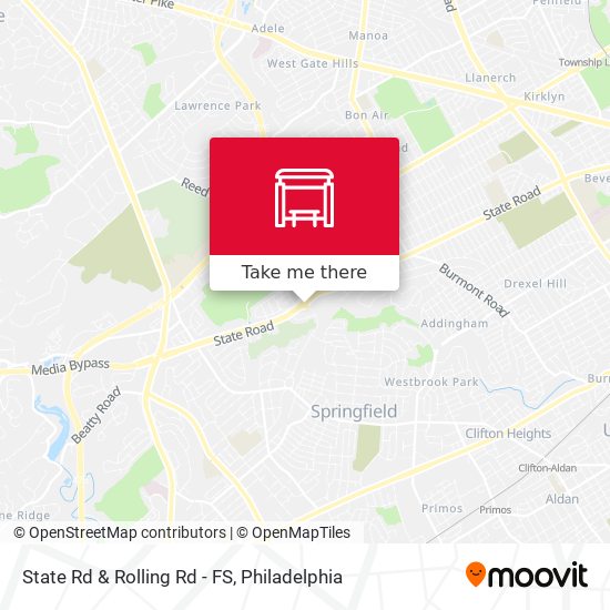 Mapa de State Rd & Rolling Rd - FS
