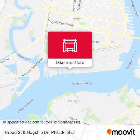 Broad St & Flagship Dr map