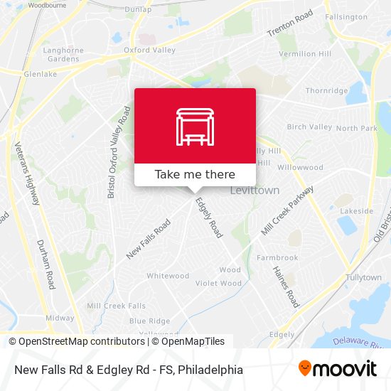 Mapa de New Falls Rd & Edgley Rd - FS