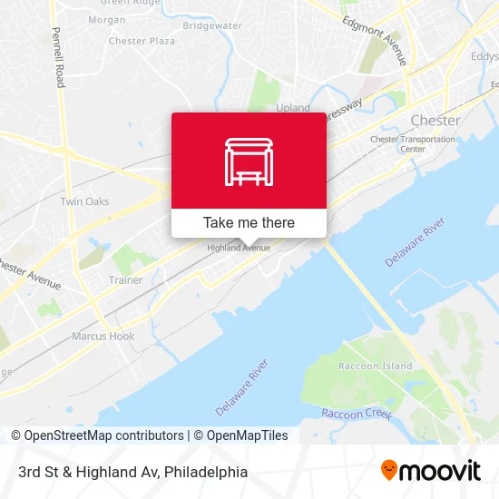 3rd St & Highland Av map