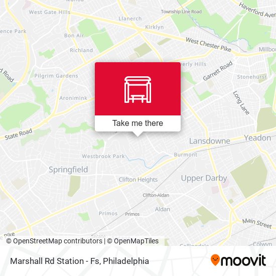 Marshall Rd Station - Fs map