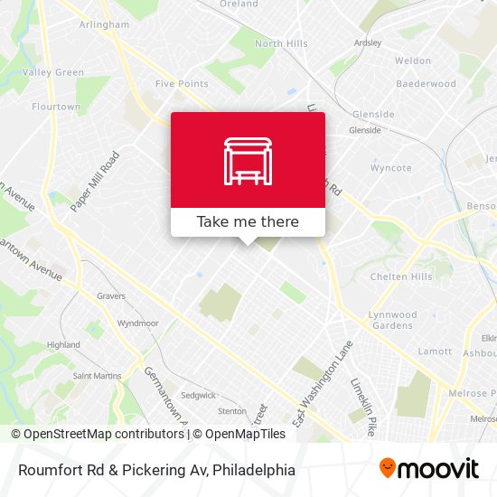 Roumfort Rd & Pickering Av map