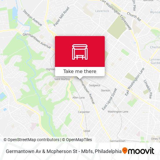 Germantown Av & Mcpherson St - Mbfs map