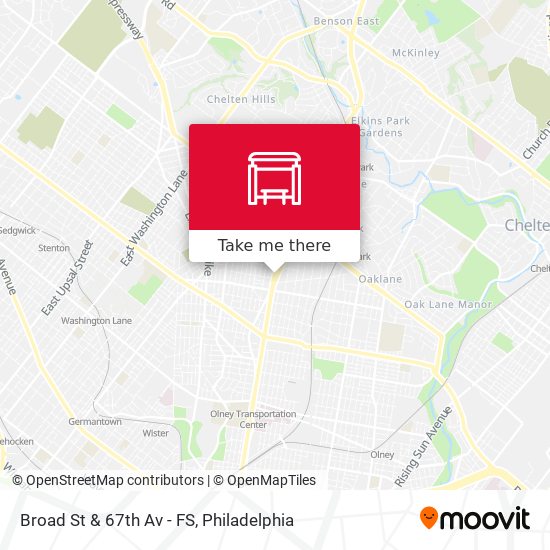 Mapa de Broad St & 67th Av - FS