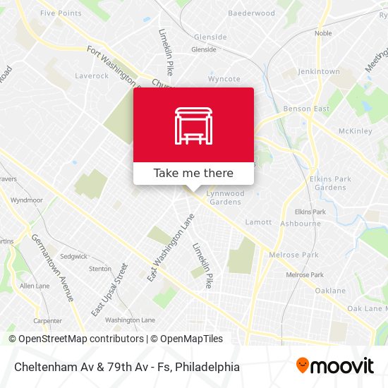 Mapa de Cheltenham Av & 79th Av - Fs