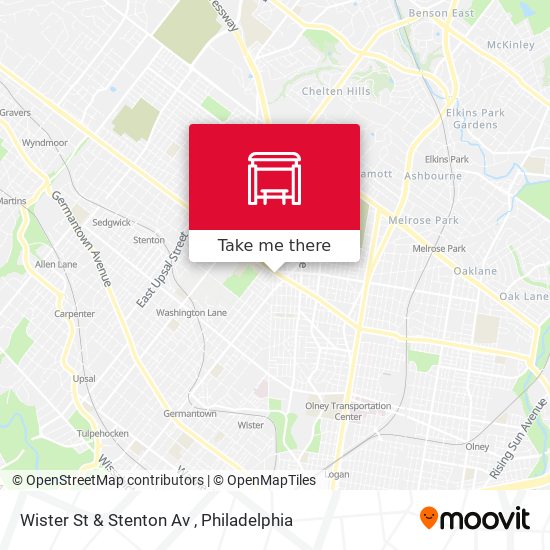 Wister St & Stenton Av map