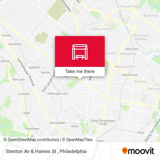 Stenton Av & Haines St map