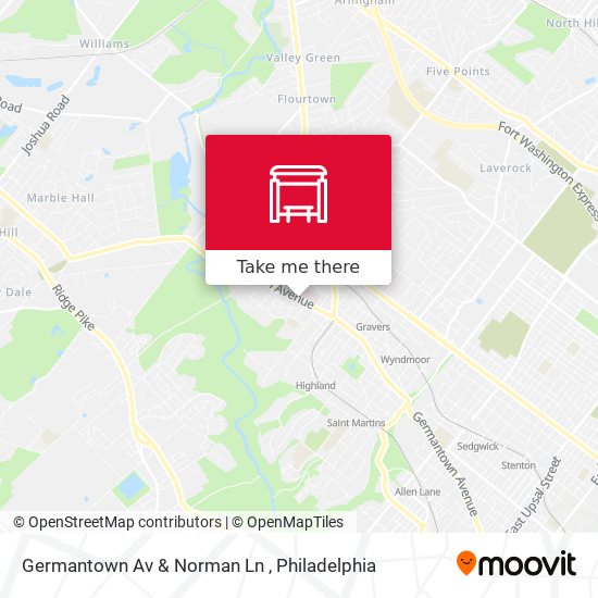 Germantown Av & Norman Ln map