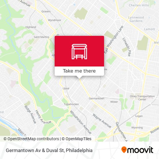 Germantown Av & Duval St map