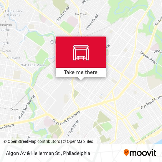 Mapa de Algon Av & Hellerman St