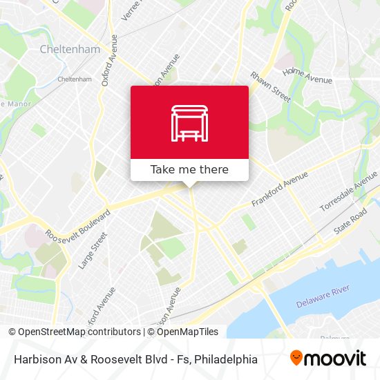 Mapa de Harbison Av & Roosevelt Blvd - Fs