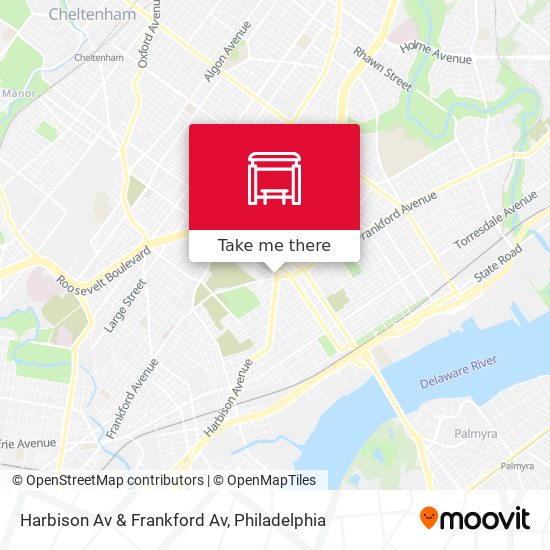 Harbison Av & Frankford Av map
