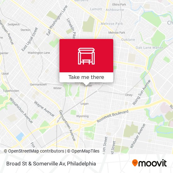 Broad St & Somerville Av map