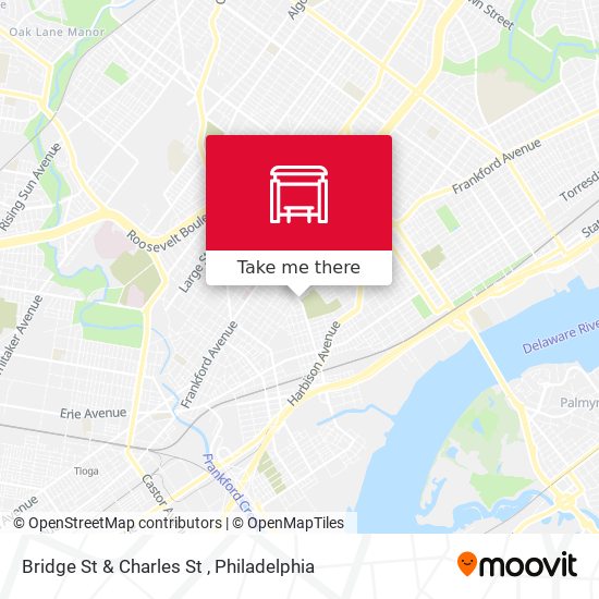 Bridge St & Charles St map