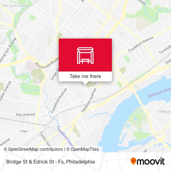 Bridge St & Edrick St - Fs map