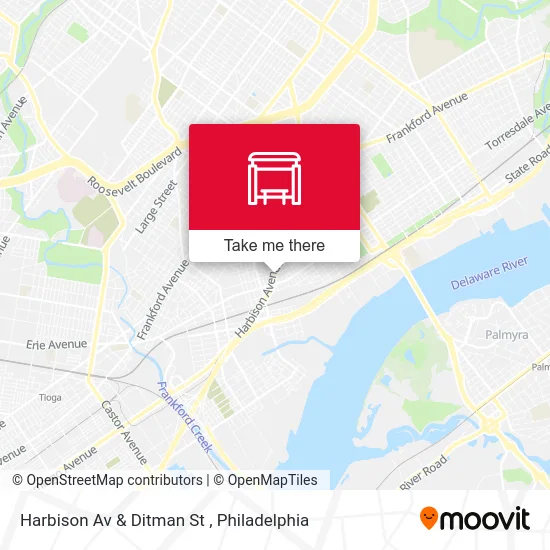 Harbison Av & Ditman St map