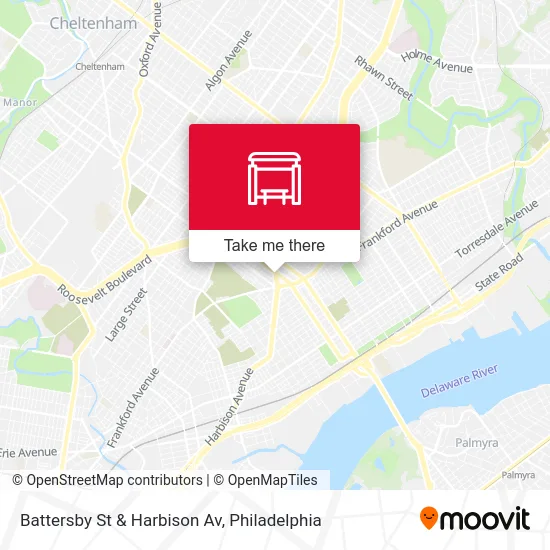 Battersby St & Harbison Av map