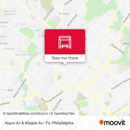 Mapa de Algon Av & Magee Av - Fs