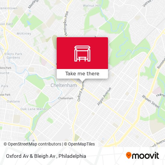 Mapa de Oxford Av & Bleigh Av
