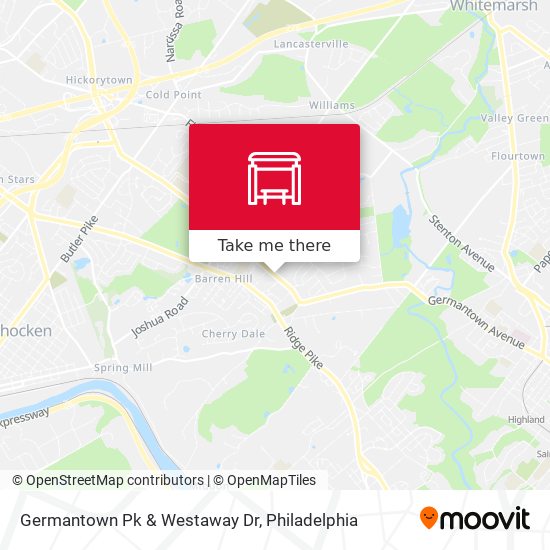 Mapa de Germantown Pk & Westaway Dr