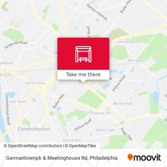 Mapa de Germantownpk & Meetinghouse Rd
