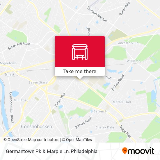 Mapa de Germantown Pk & Marple Ln