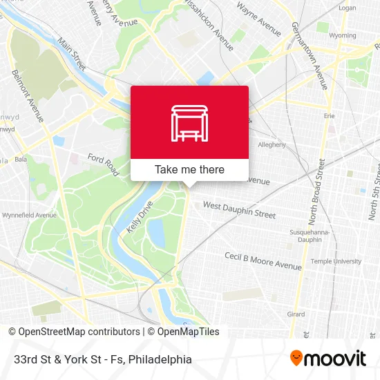 33rd St & York St - Fs map