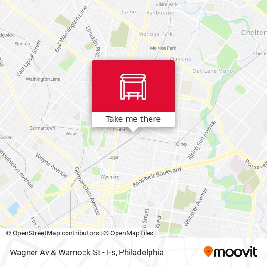 Wagner Av & Warnock St - Fs map
