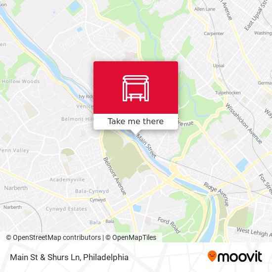 Mapa de Main St & Shurs Ln
