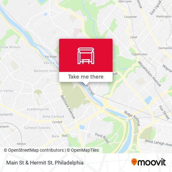 Mapa de Main St & Hermit St