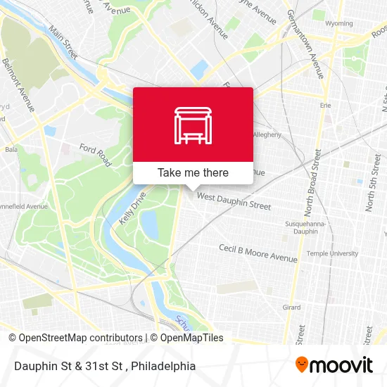 Dauphin St & 31st St map