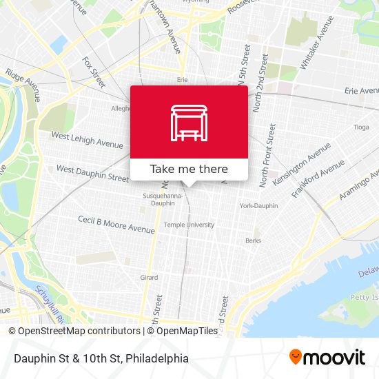 Mapa de Dauphin St & 10th St