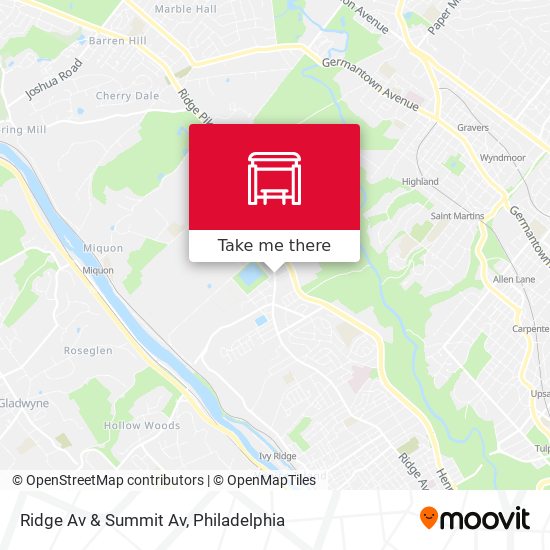 Mapa de Ridge Av & Summit Av