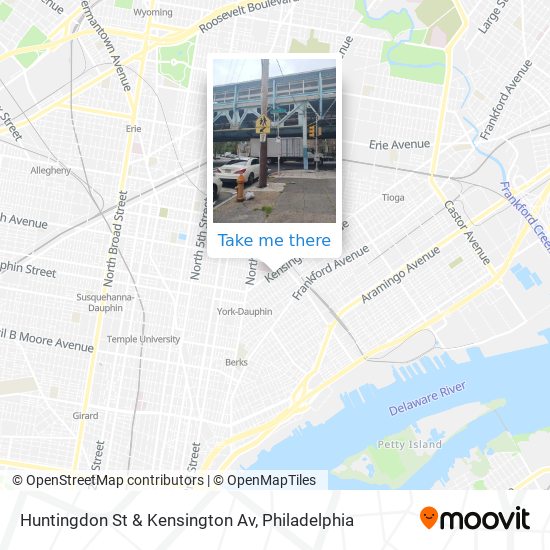 Mapa de Huntingdon St & Kensington Av
