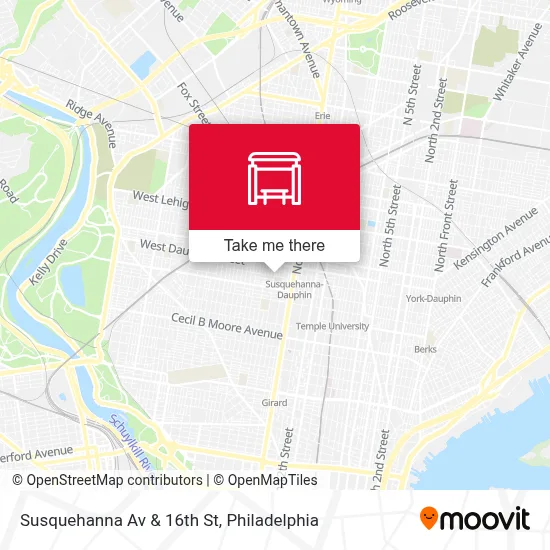 Susquehanna Av & 16th St map