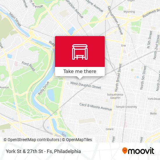Mapa de York St & 27th St - Fs