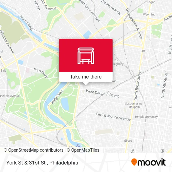 York St & 31st St map