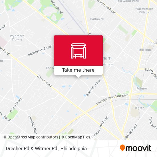 Mapa de Dresher Rd & Witmer Rd