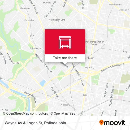 Wayne Av & Logan St map