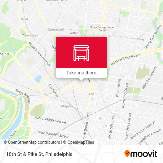 18th St & Pike St map