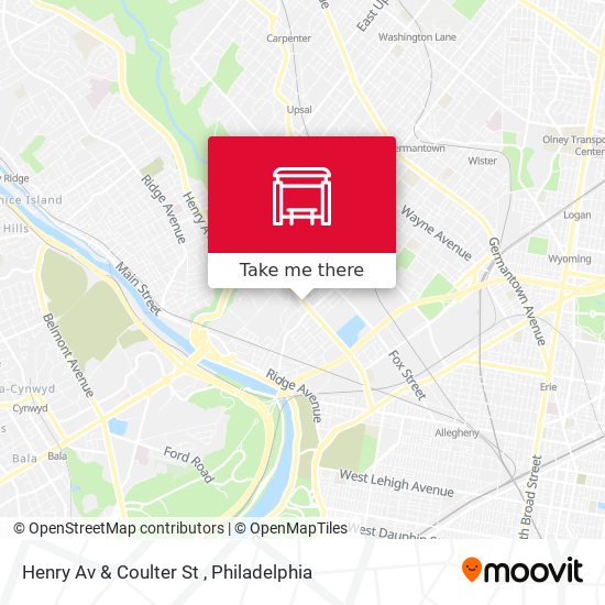 Henry Av & Coulter St map