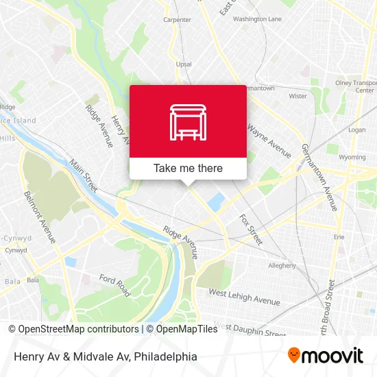 Henry Av & Midvale Av map