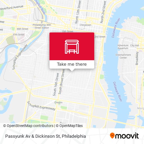 Passyunk Av & Dickinson St map