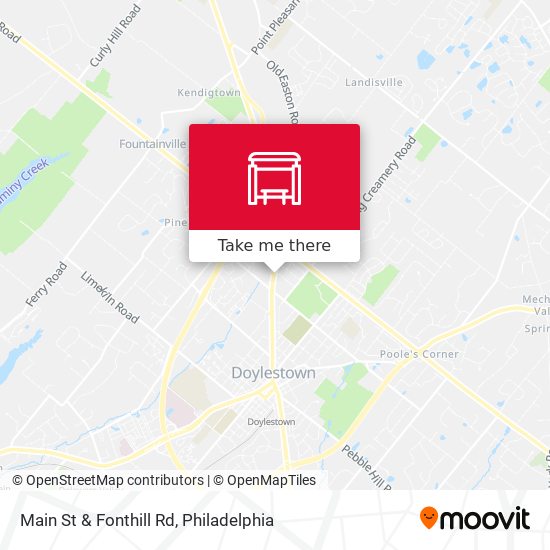 Main St & Fonthill Rd map