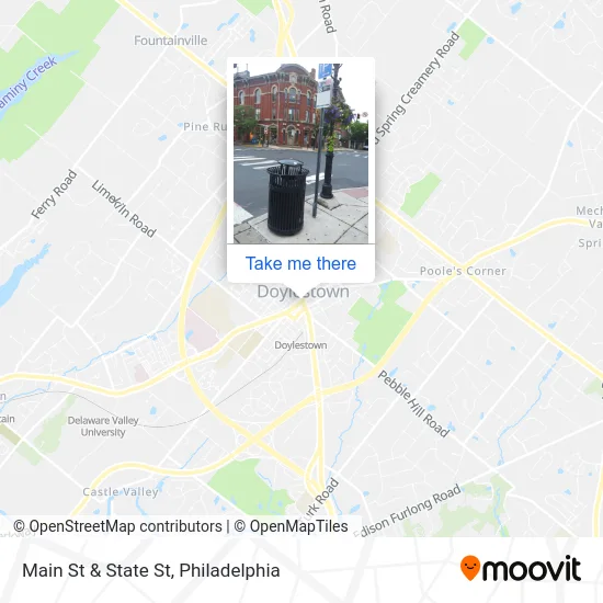 Main St & State St map