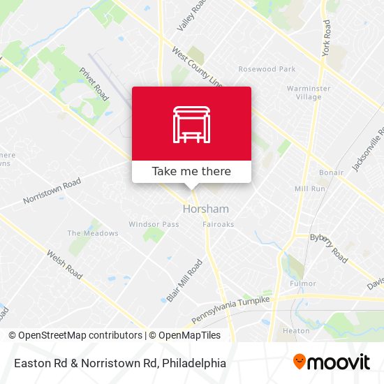 Mapa de Easton Rd & Norristown Rd