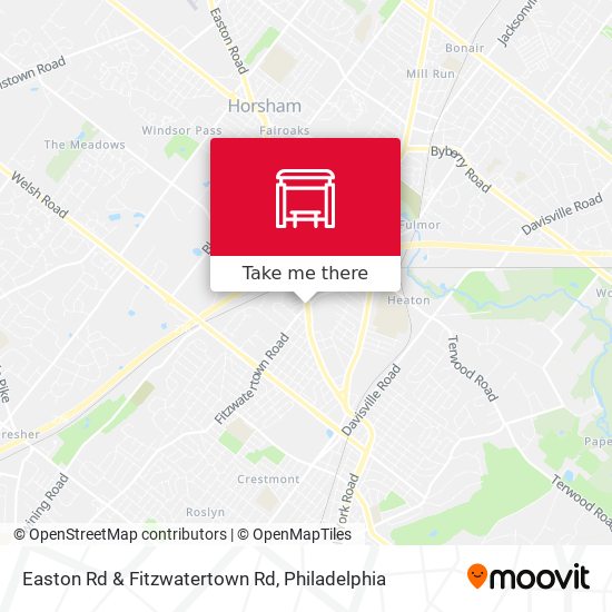 Mapa de Easton Rd & Fitzwatertown Rd