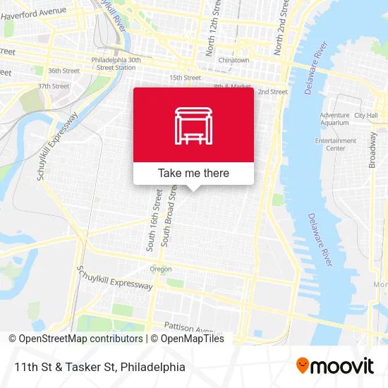 11th St & Tasker St map