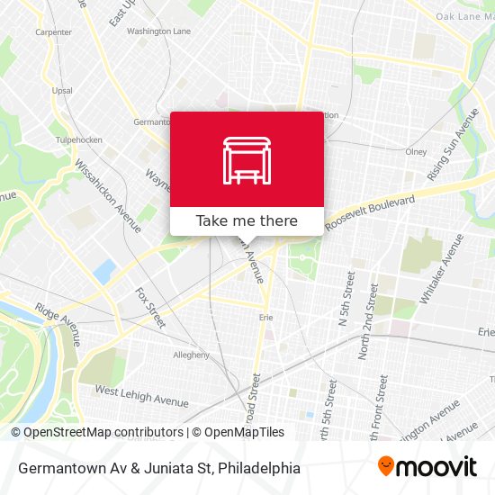 Mapa de Germantown Av & Juniata St