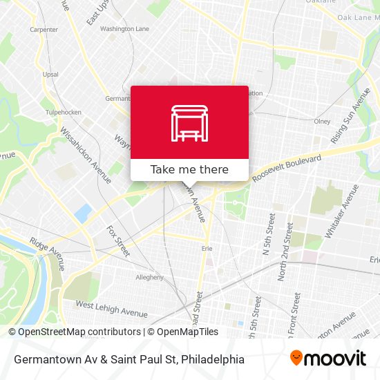 Germantown Av & Saint Paul St map